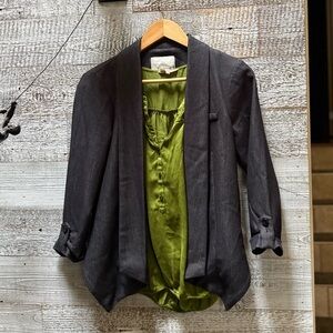 Dynamite | Classy Business Open Blazer - M, Dark Gray